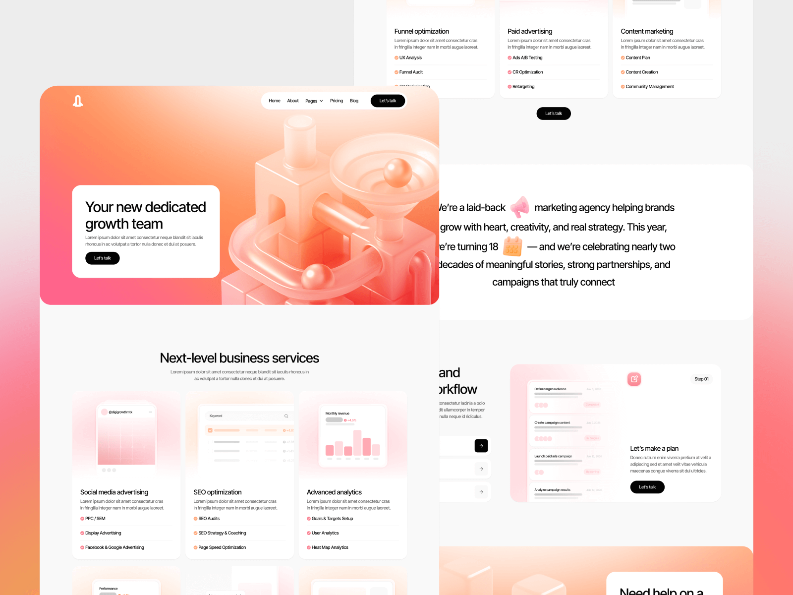 Digital Marketing Agency Framer Template