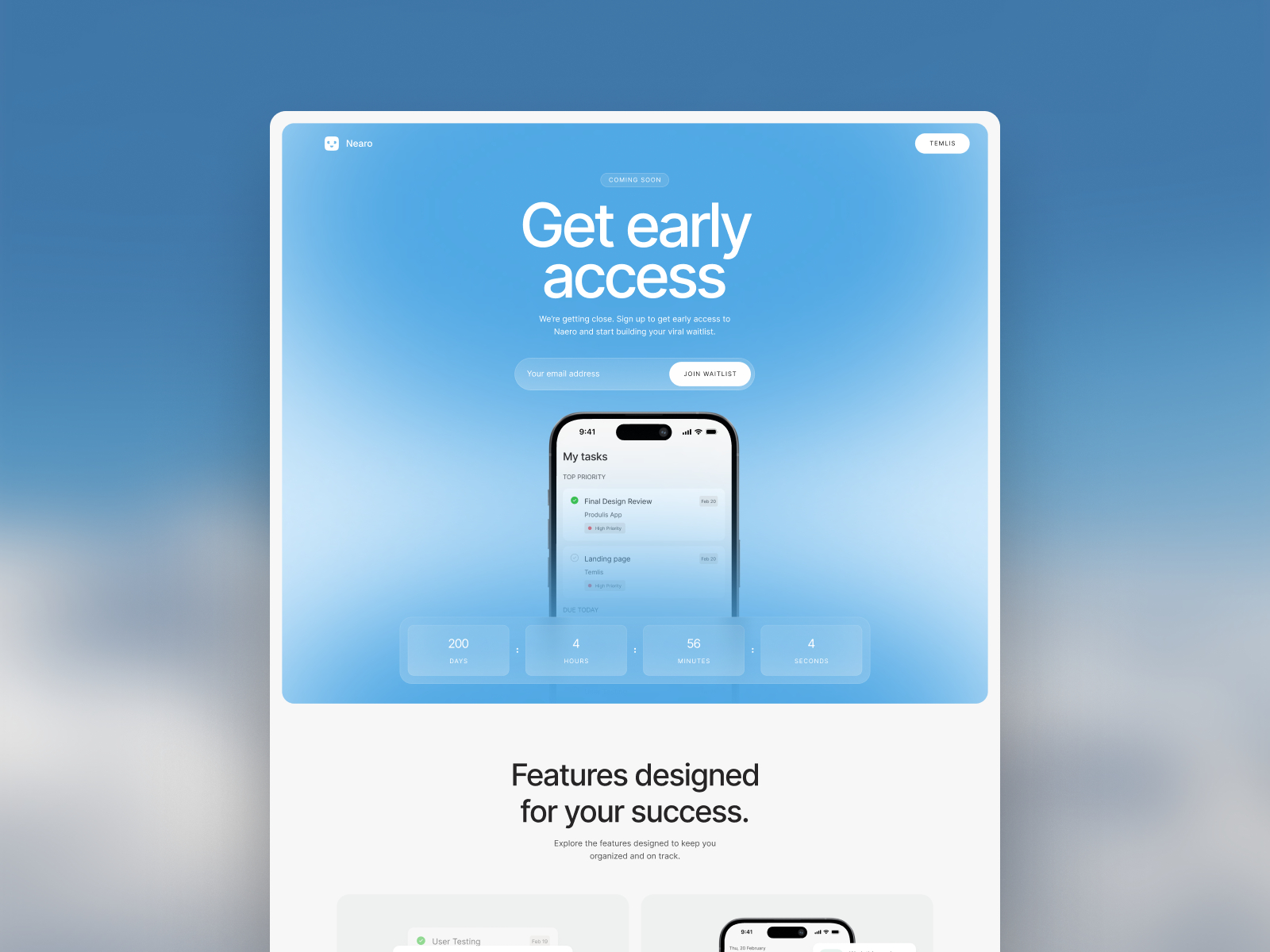极简现代落地页设计案例，SaaS、落地页 Framer 网站模板封面图