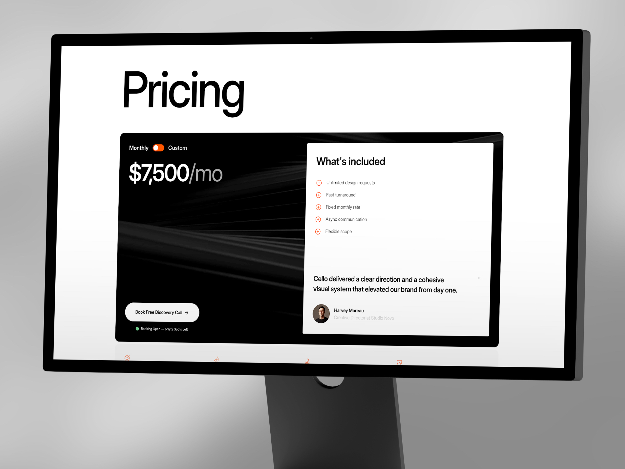 CMS-ready case study page