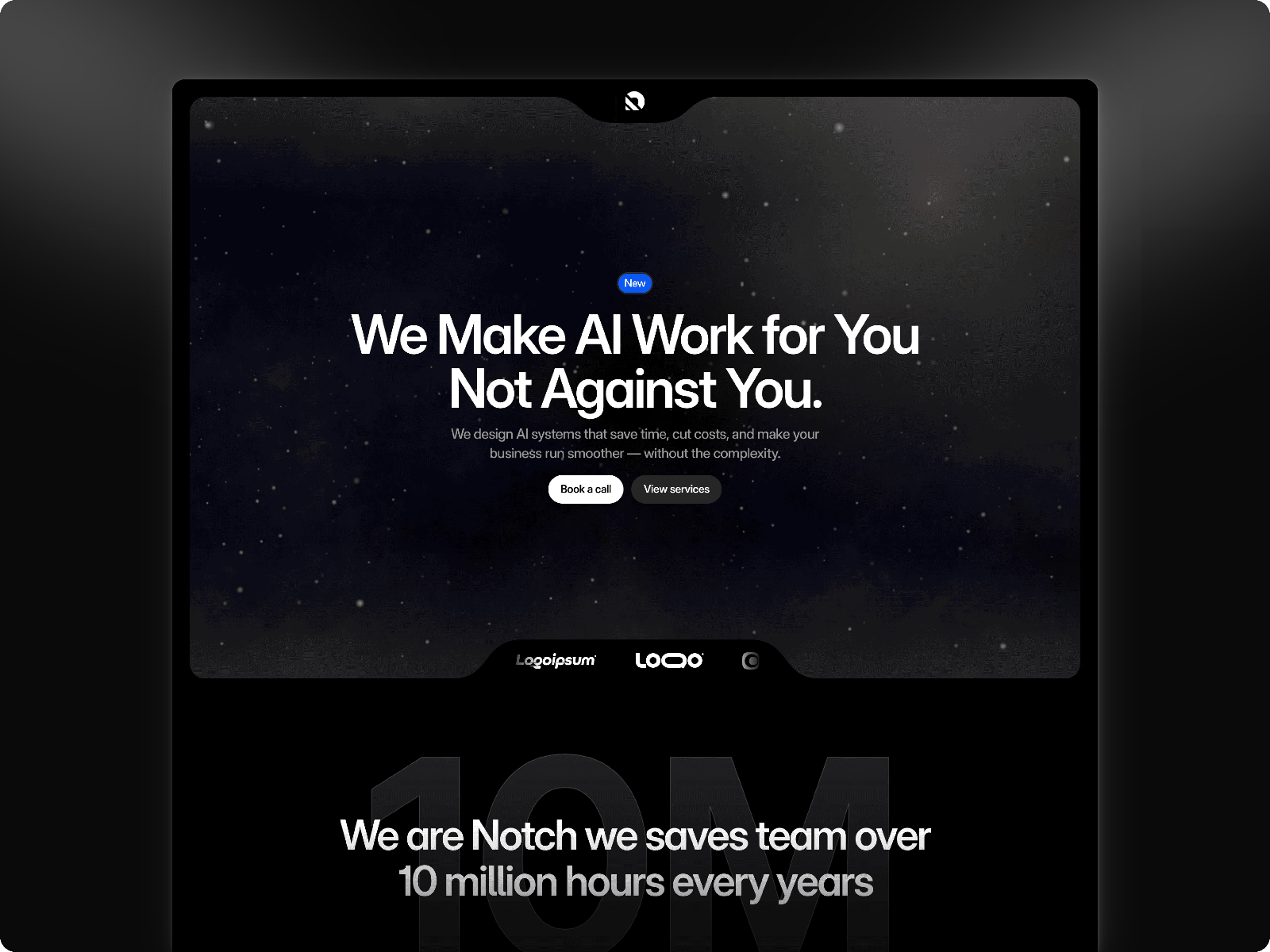 高级暗黑极简 AI 产品官网设计灵感，Web3、人工智能 Framer 网站模板封面图