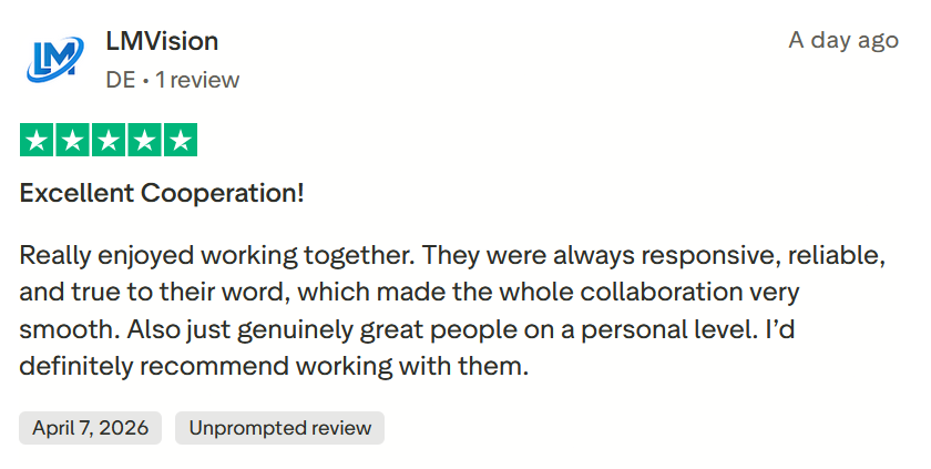Trustpilot Review #2
