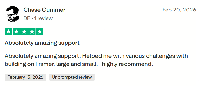 Trustpilot Review #1