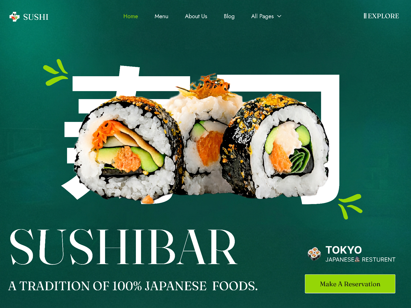 极简现代餐饮品牌网站设计灵感，餐饮美食 Framer 网站模板封面图