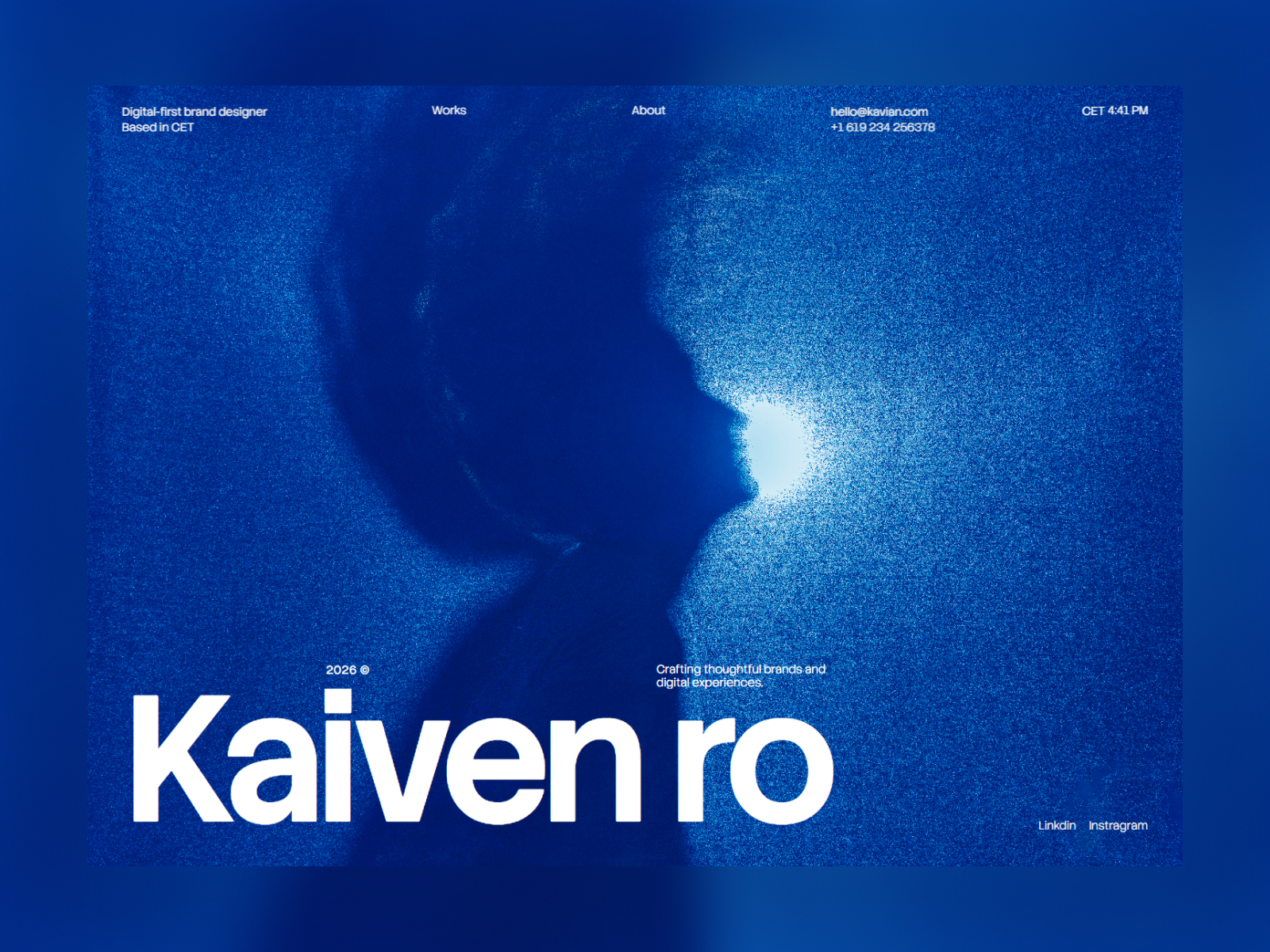 现代专业作品集网站设计灵感，设计工作室、作品集 Framer 网站模板封面图