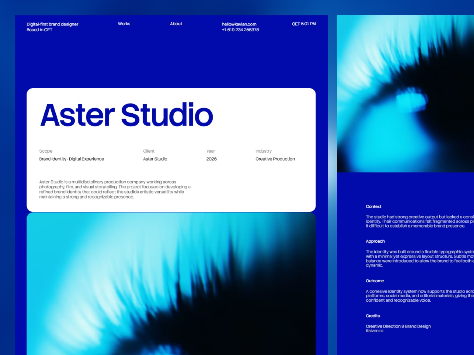 现代专业作品集网站设计灵感，设计工作室、作品集 Framer 网站模板详情图 4