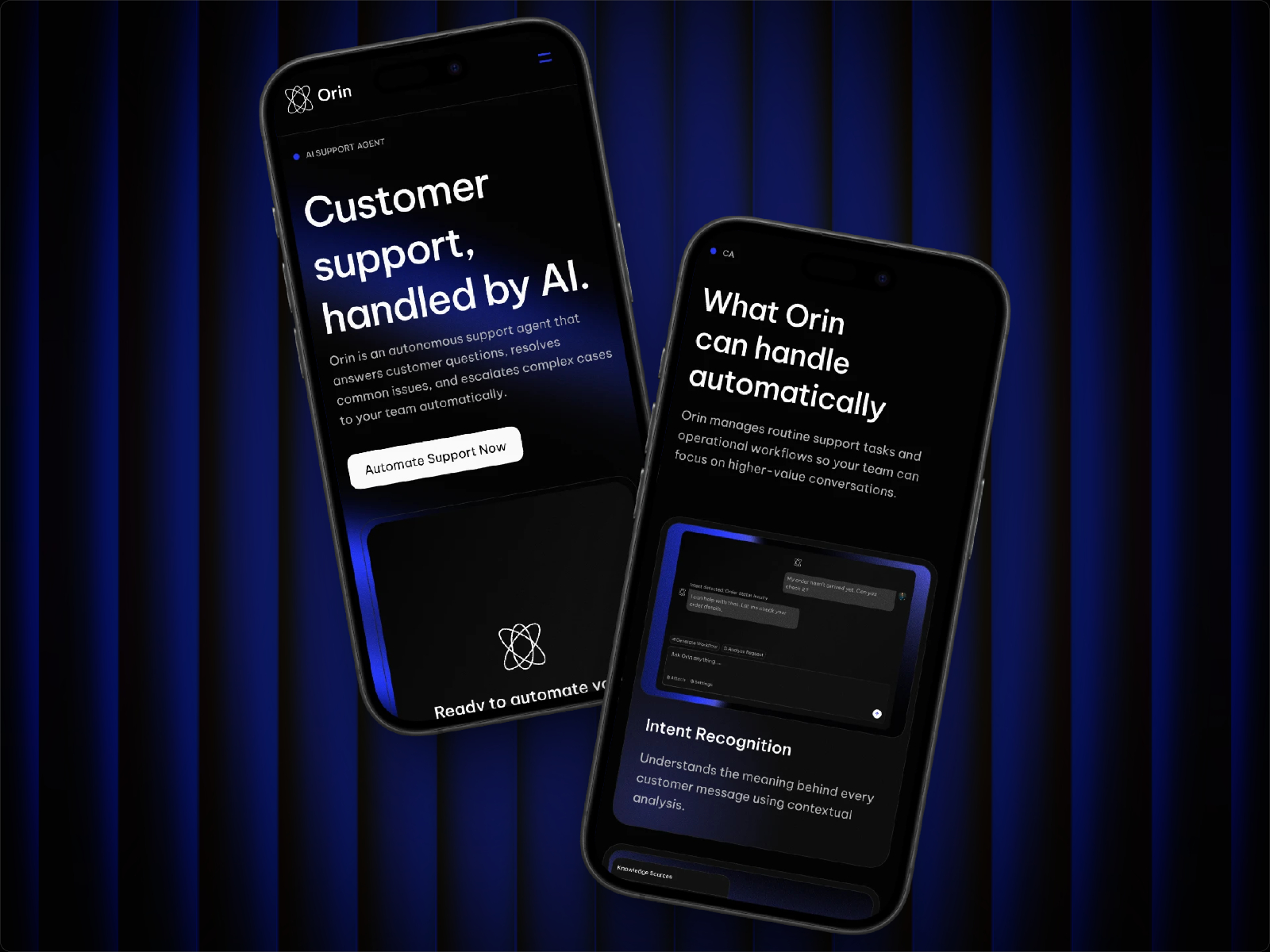 高级暗黑极简 SaaS 产品官网设计灵感，SaaS、设计工作室 Framer 网站模板详情图 4