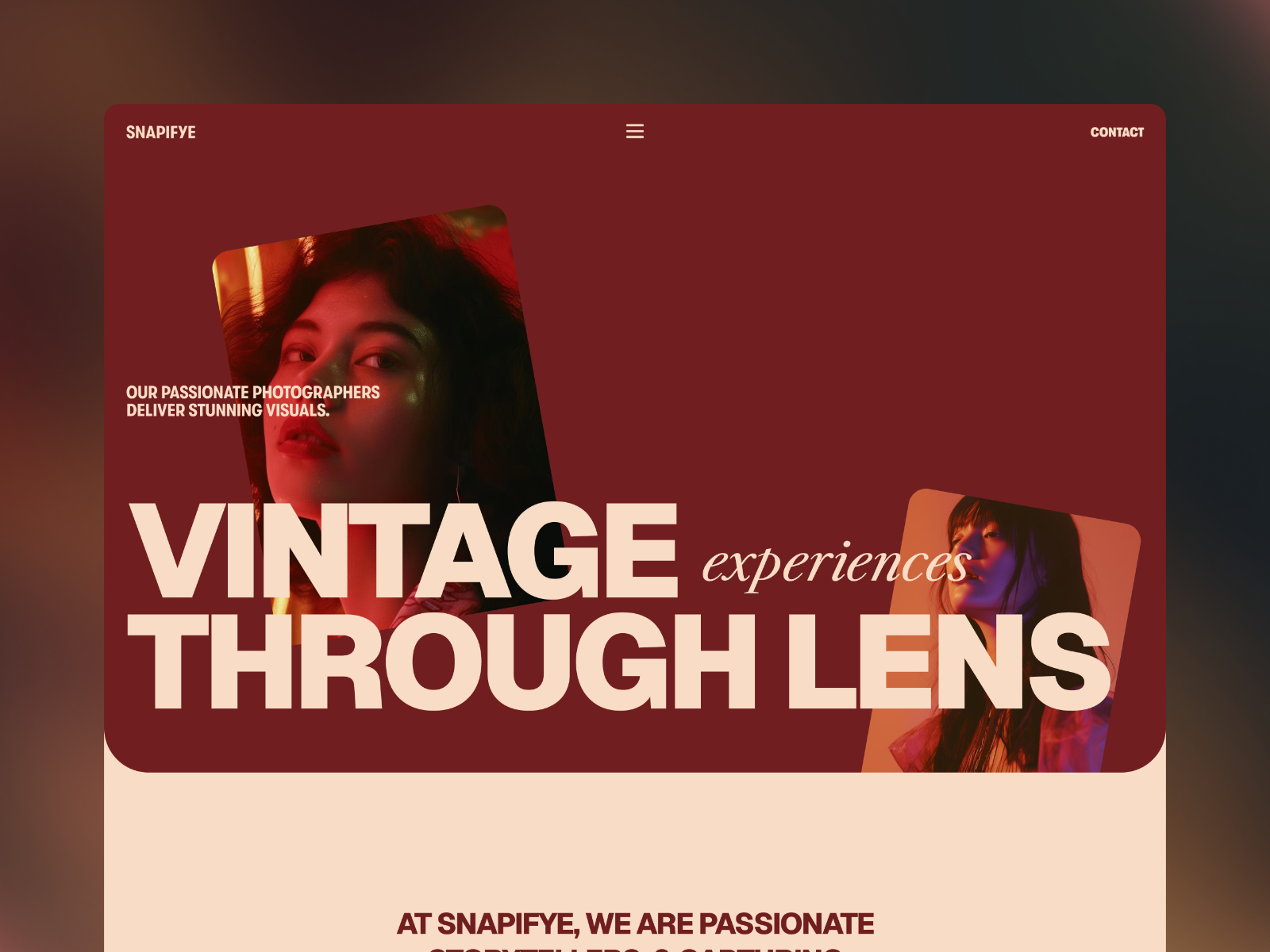 Snapifye by Flowfye Agency - Agency design asset by framer