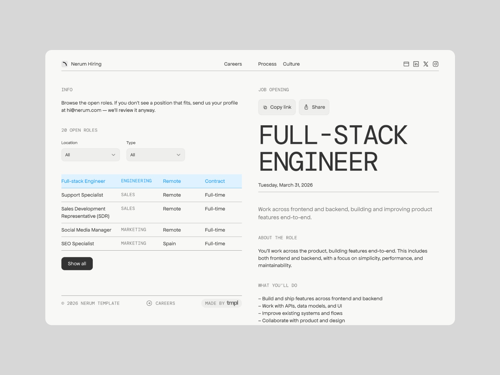 黑白极简专业 SaaS 产品官网设计灵感，SaaS、设计工作室 Framer 网站模板详情图 4