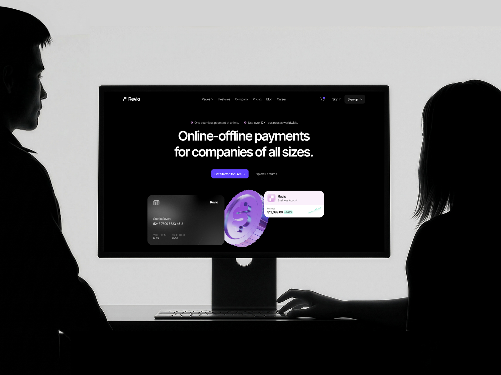 极简专业金融科技网站设计灵感，金融科技、SaaS Framer 网站模板封面图
