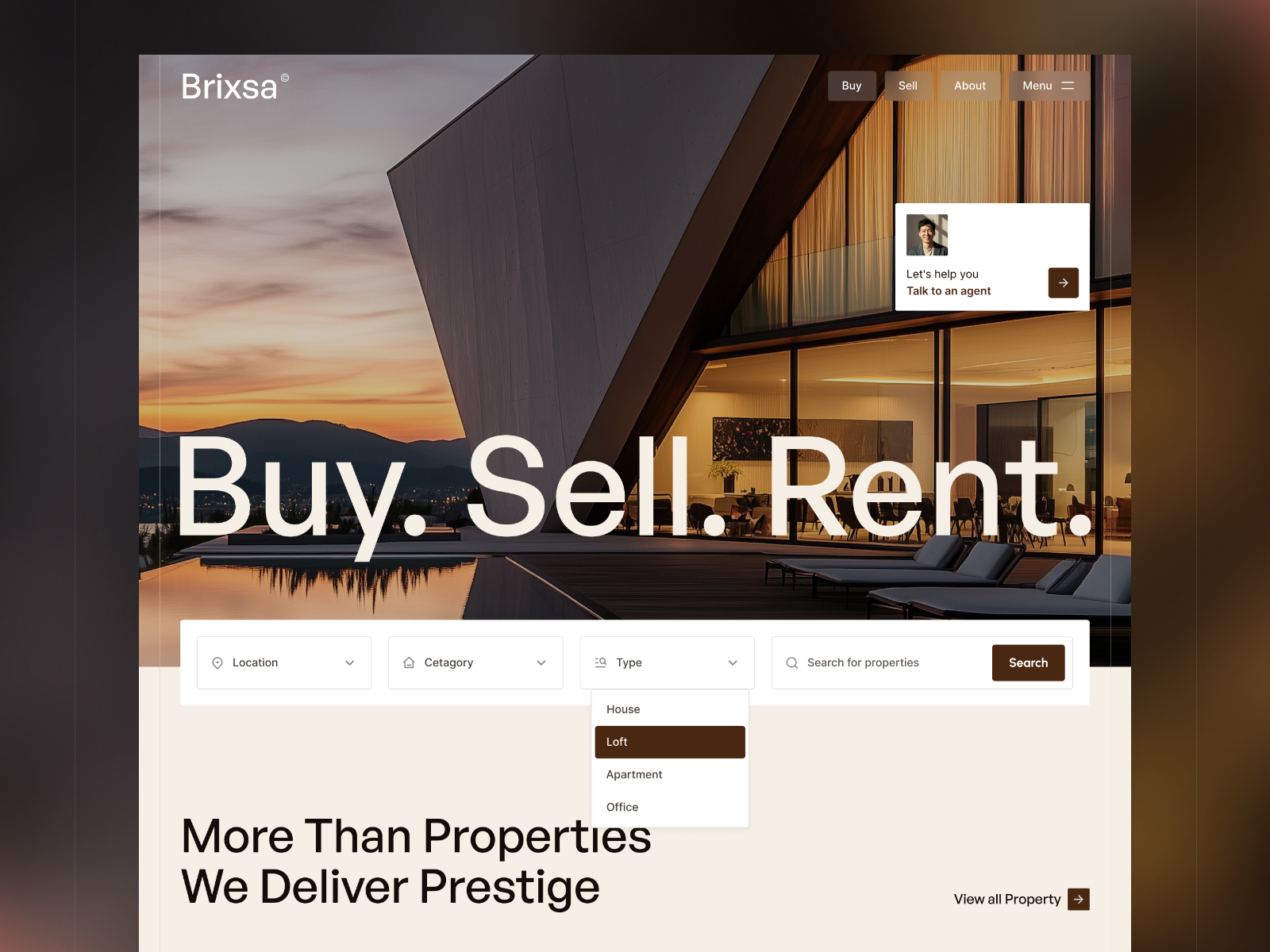 Brixsa by Flowfye Agency - Agency design asset by framer