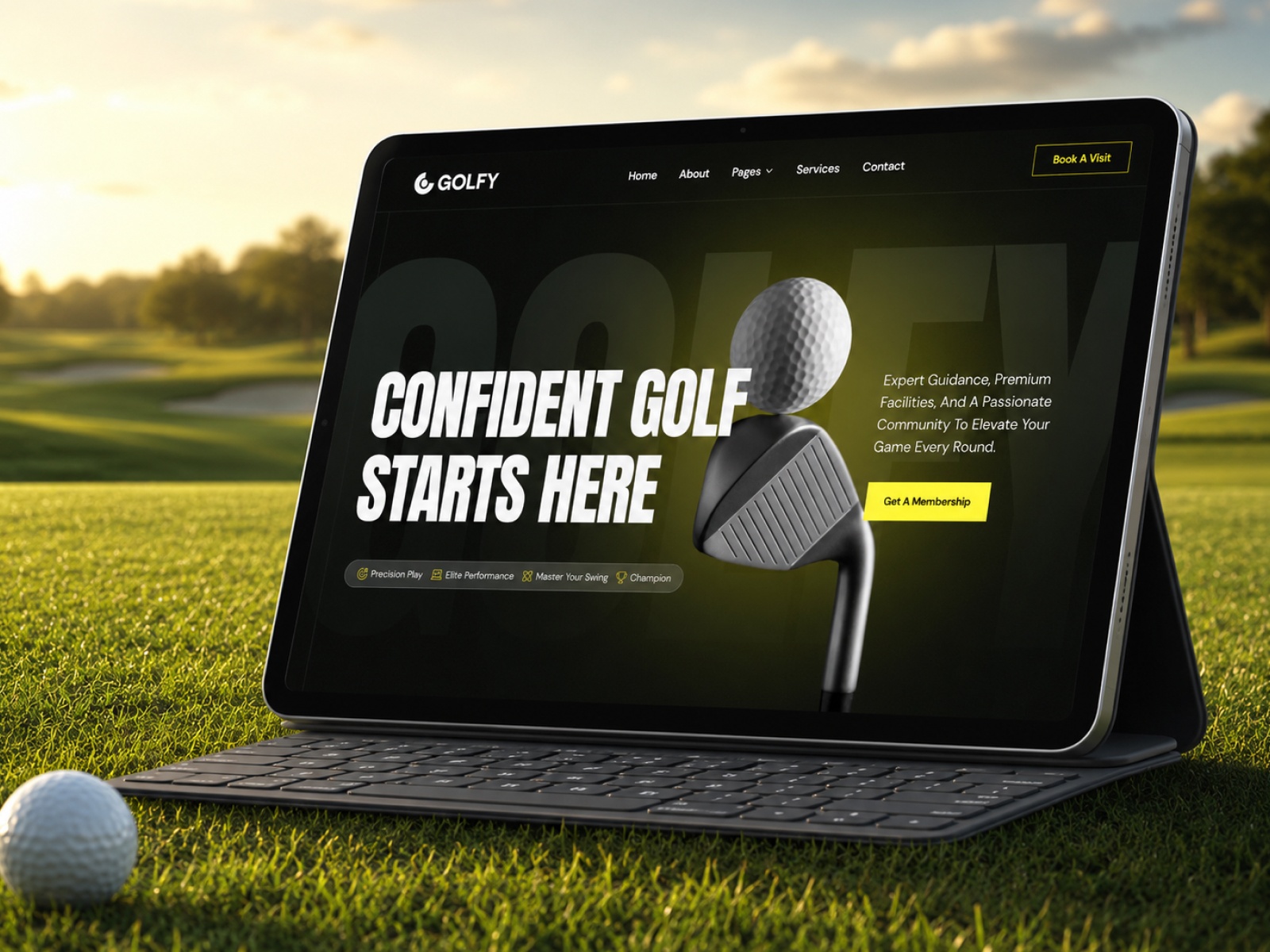 Golfy by Ui Hive - Uncategorized design asset by framer