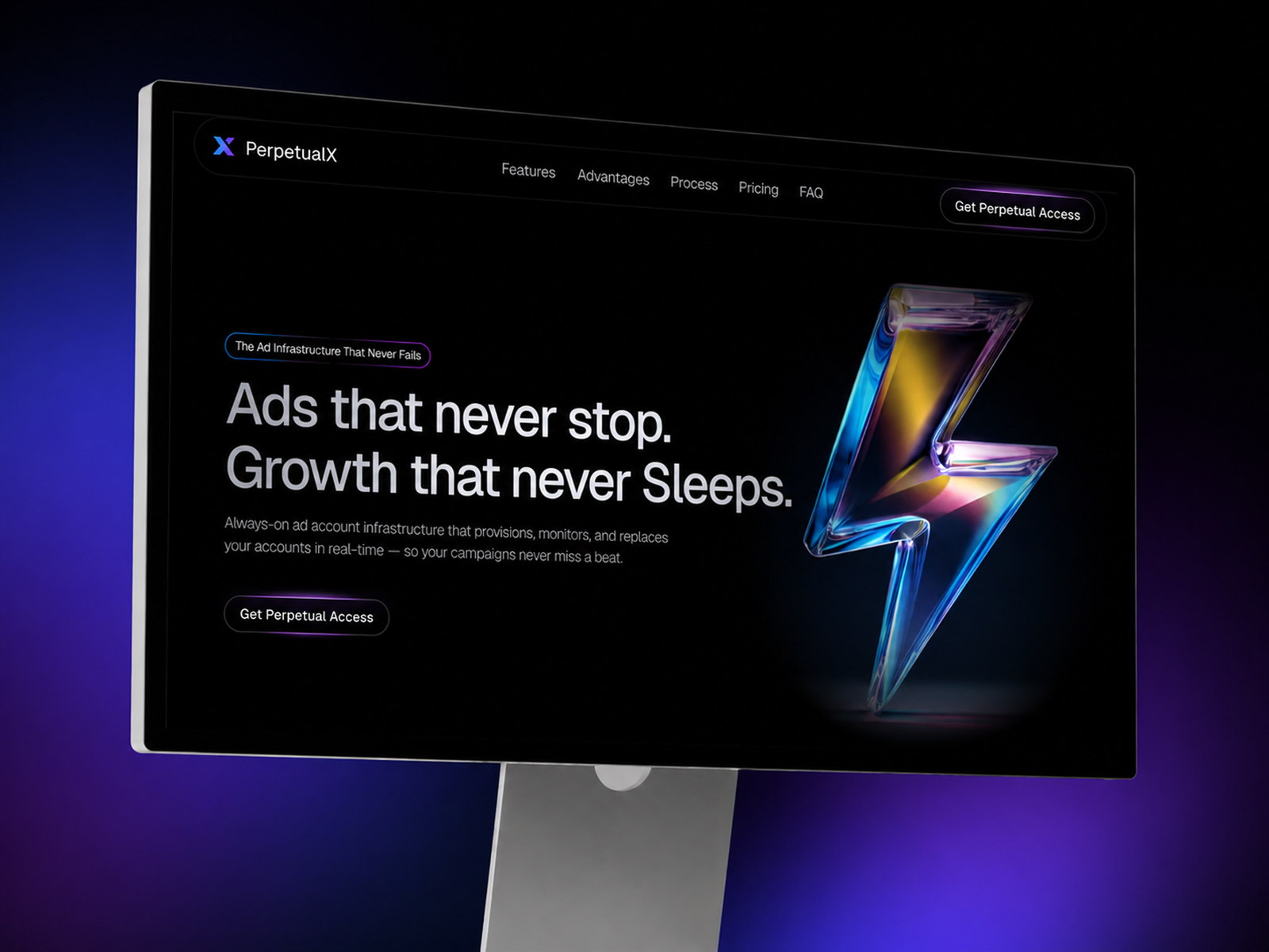 PerpetualX  by Soleno - Uncategorized design asset by framer