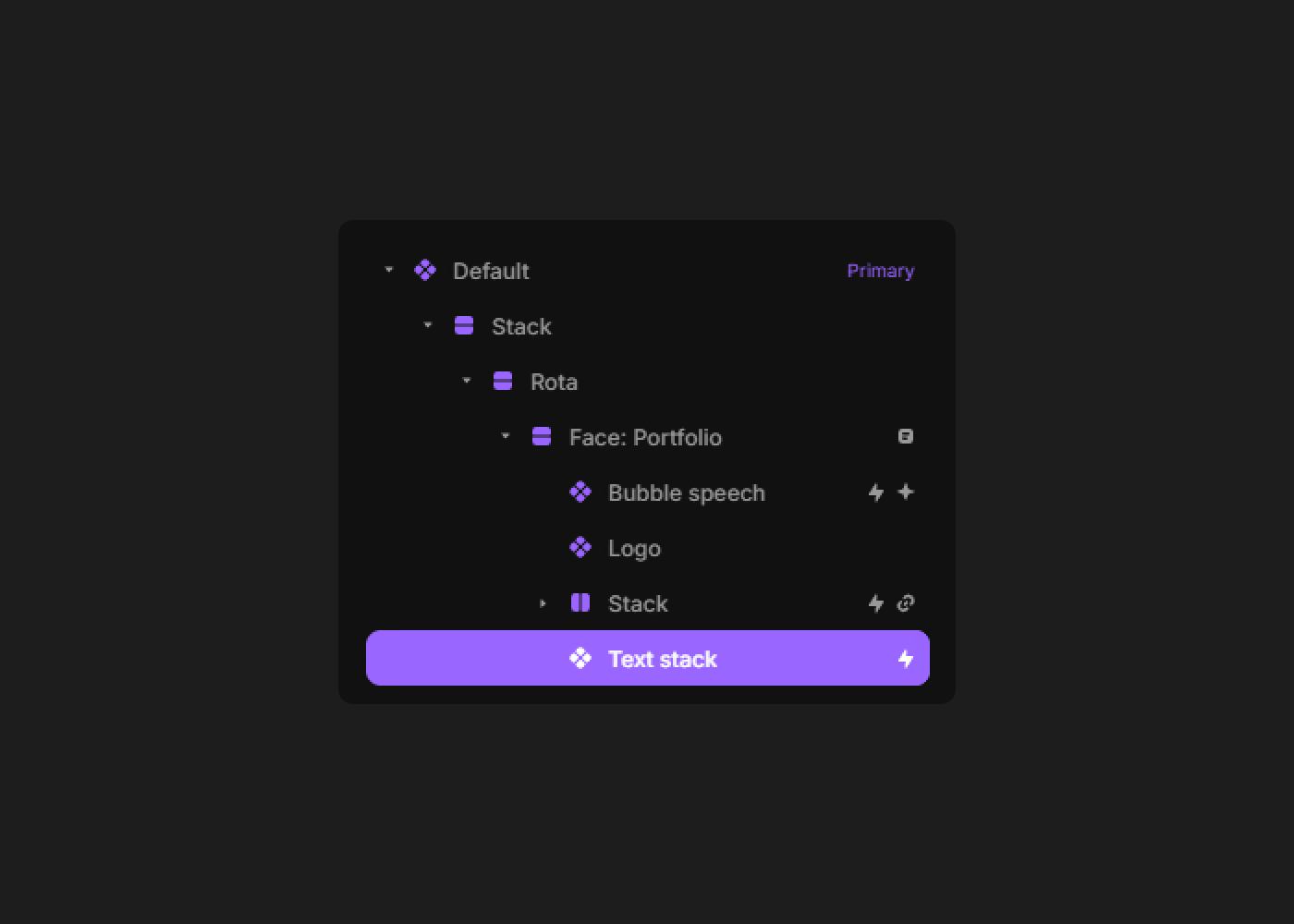 The component containing deep triggers