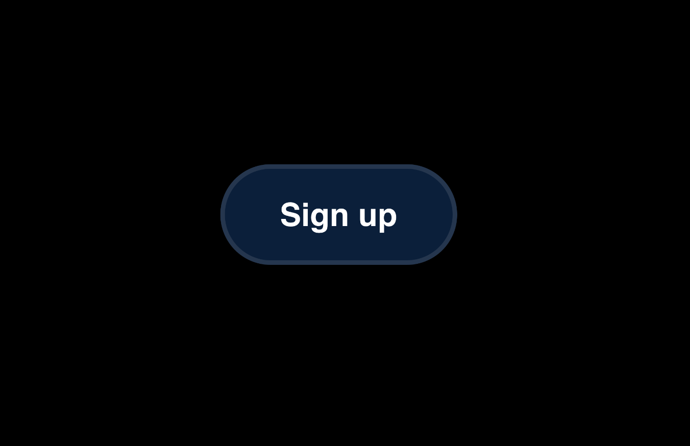 The Sign up button UI