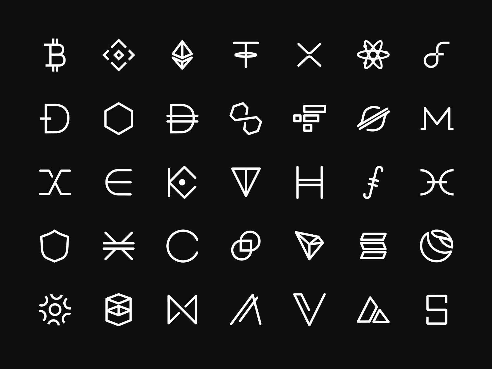 Crypto Icons: Free Vectors by Sandy — Framer Marketplace