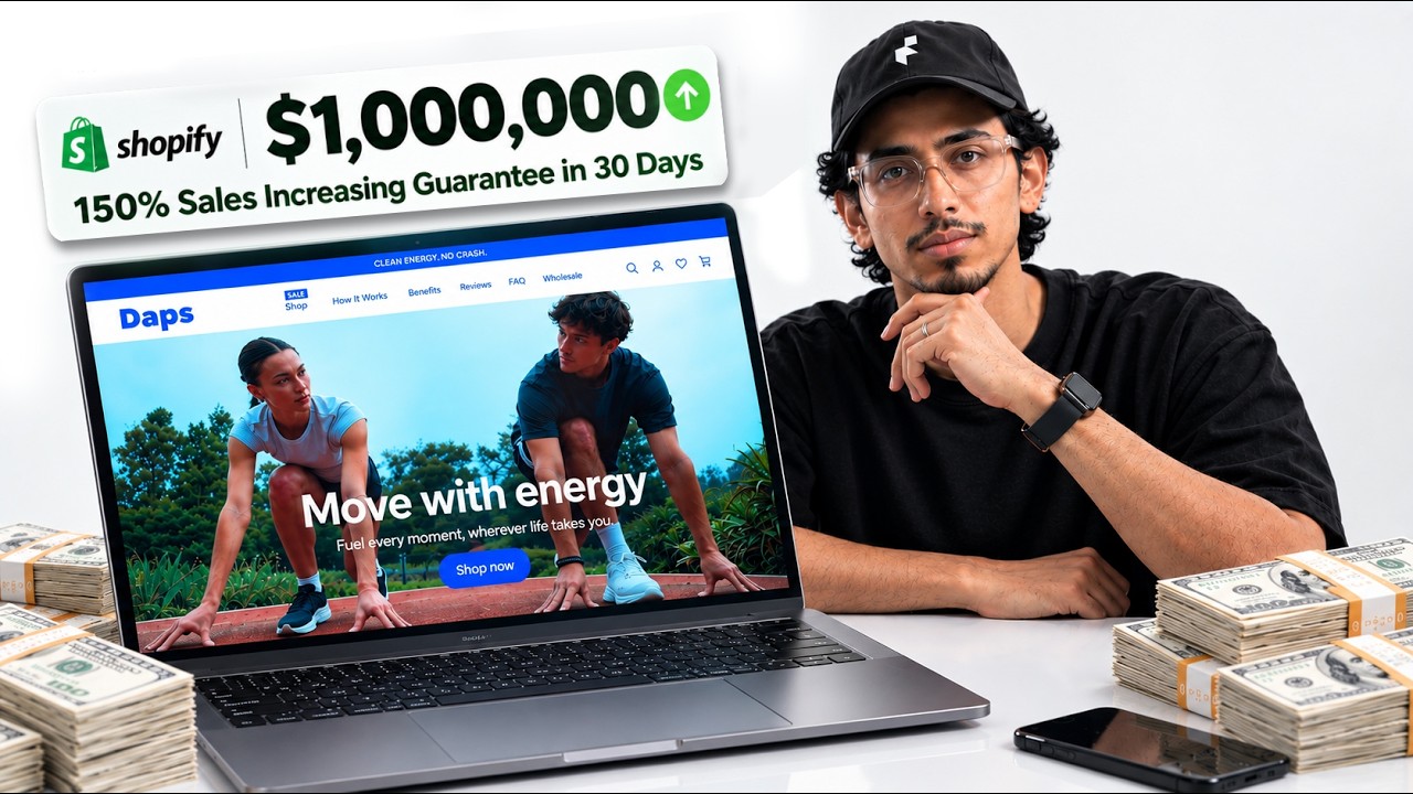 YouTube video thumbnail for I Found a Random Brand and Built a Framer Website + Shopify Sales Engine